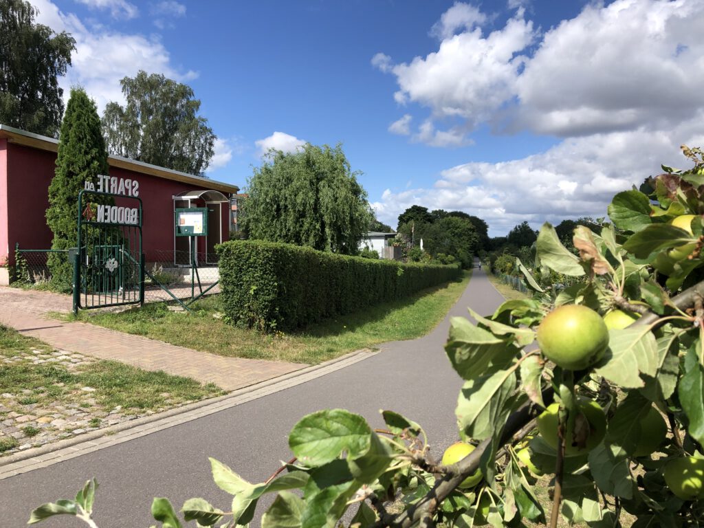 Küsten Radweg in Stralsund